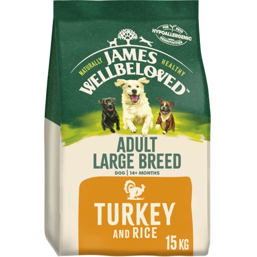 james wellbeloved turkey and rice large breed