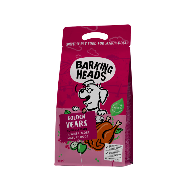 Barking heads store senior dog food