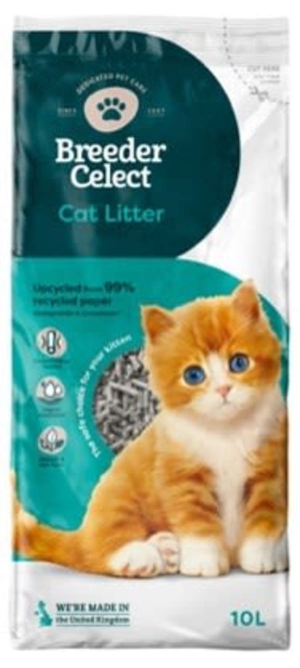 Breeder Celect Recycled Paper Cat Litter