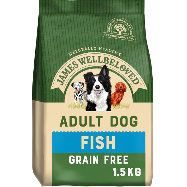 James wellbeloved grain free fish and vegetables small breed best sale