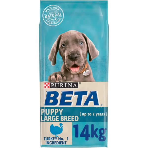 purina beta large puppy food