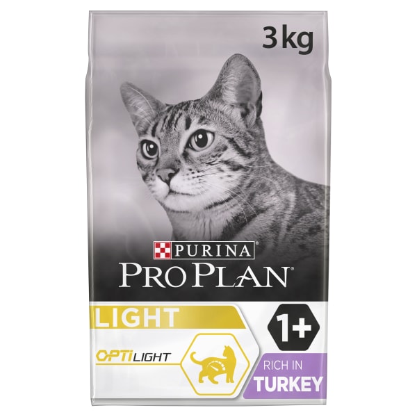 Purina Pro Plan OptiLight Adult 1 Dry Cat Food Turkey 3kg