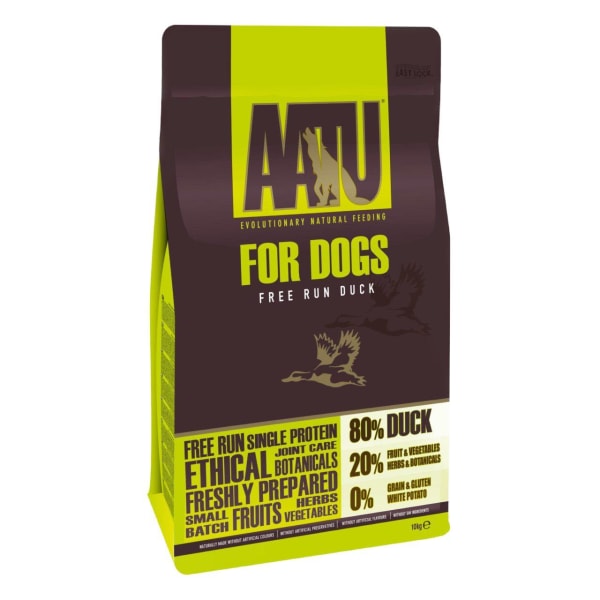 Aatu Grain-free Adult Dry Dog Food - Duck, 1.5kg