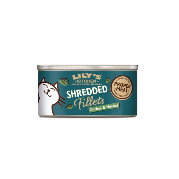 にゃんこ好きLILY'S KITCHEN SHREDDED FILLETS Shredded tuna and salmon fillets for cats (70g) | Lily's Kitchen