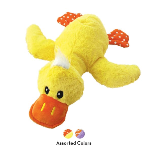 kong duck plush dog toy