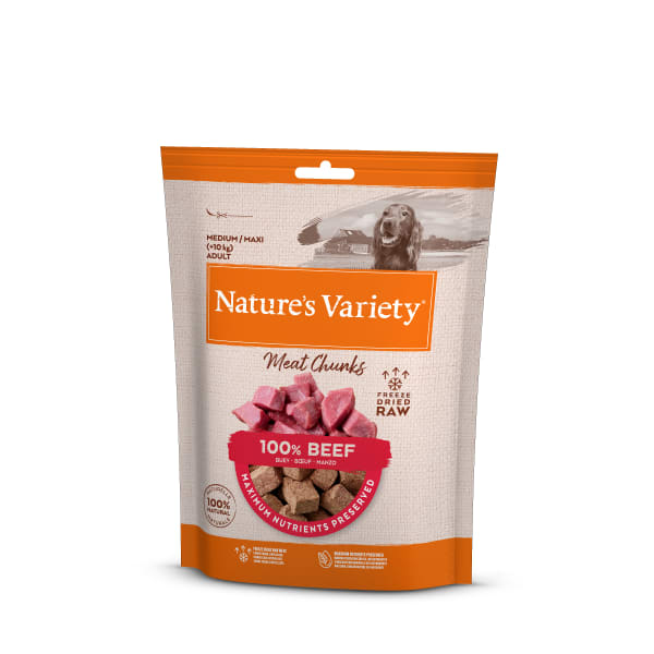 Freeze dried shop meat dog food