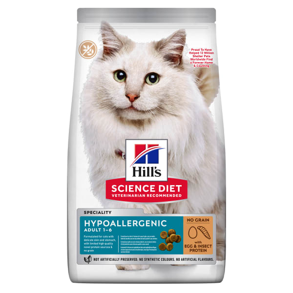 Hypoallergenic store cat food