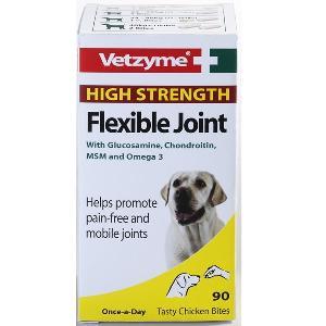 vetzyme high strength flexible joint tablets for dogs