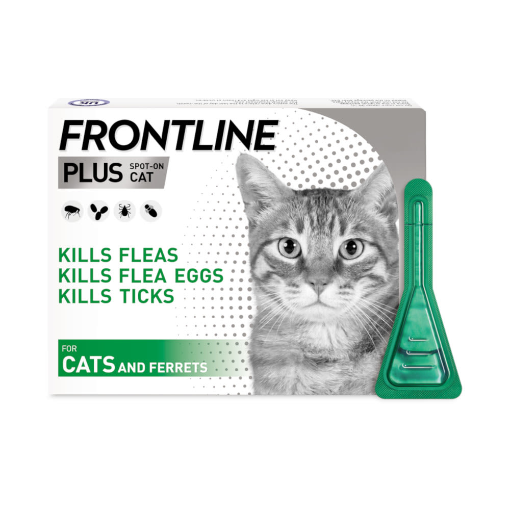 Frontline Plus for Cats 12-Pack Merial* CAT+4